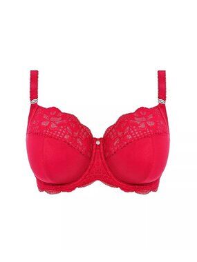 LNWT Fantasie Reflect Bra 38G Red FL101801 Underwire Side Support Shelf Pull